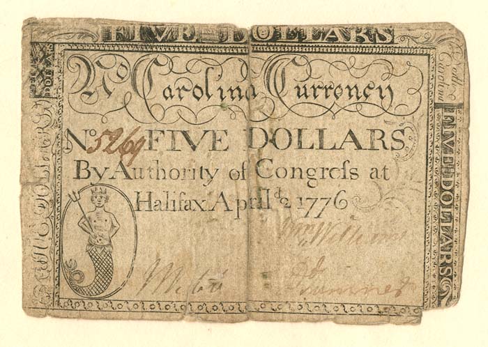 Colonial Currency - April 2, 1776 - Paper Money
